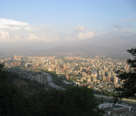 View from Above Santiago